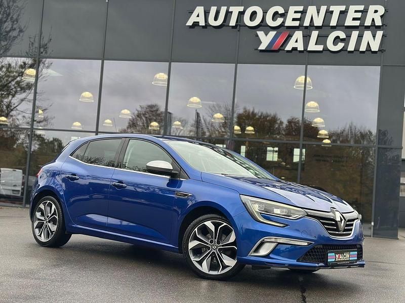 Blau Gebraucht 2017 Renault Mégane GT Line GT-Line Limousine | 11.790 € (Fairer Preis) - Bild 1/4