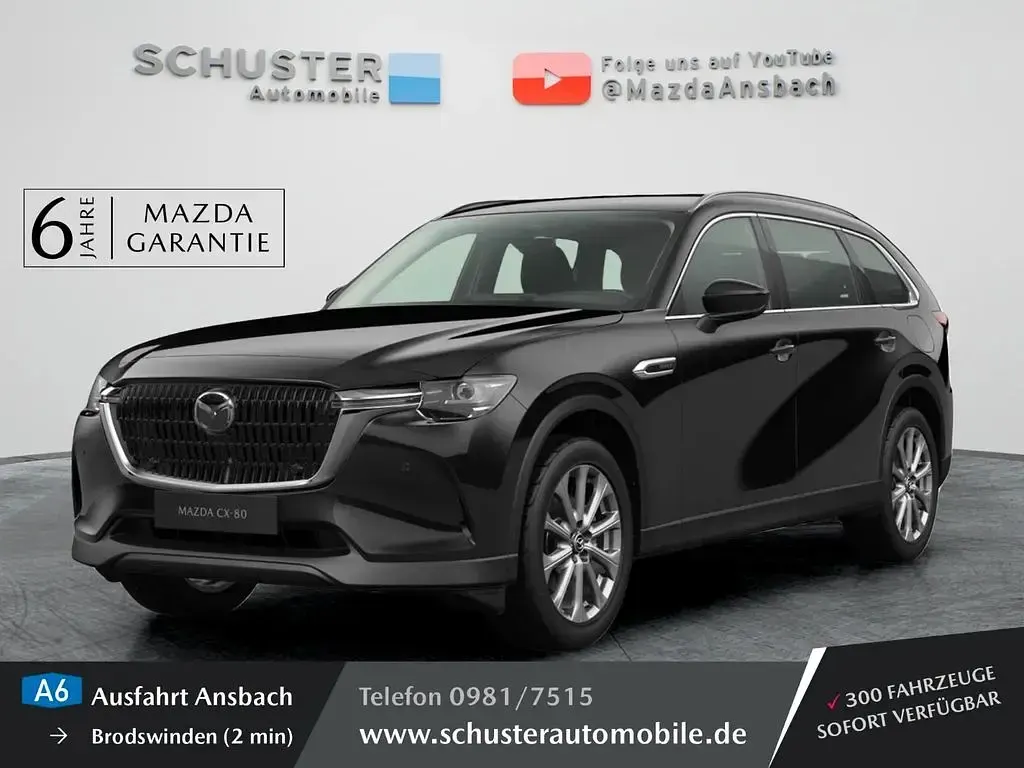 Nowe Mazda CX-80 Exclusive 254 KM (186 kW) 2025 Szary SUV