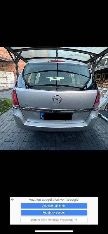 Gebraucht Opel Zafira 120 PS (88 kW) 2005 Silber Van / Kleinbus