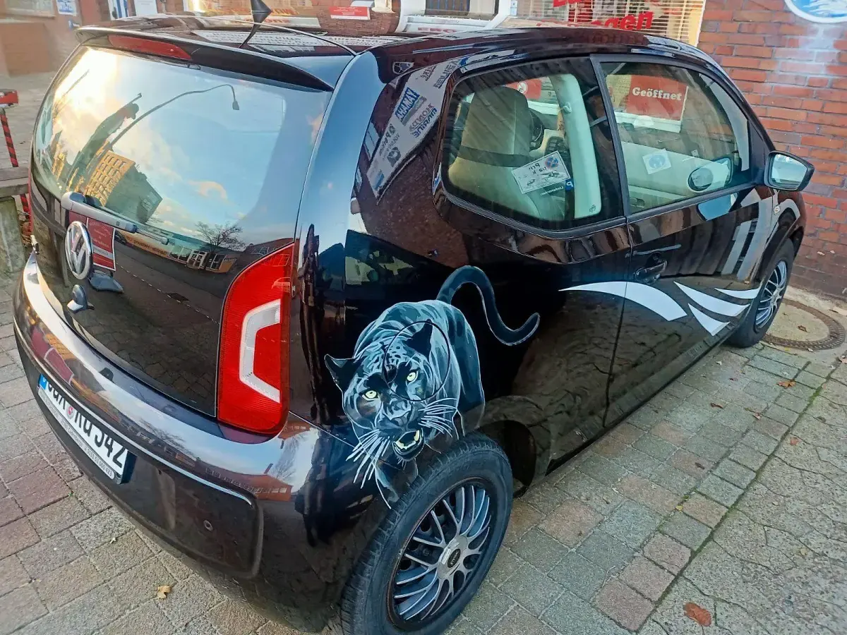 Gebraucht VW up! 2011 Schwarz Kleinwagen