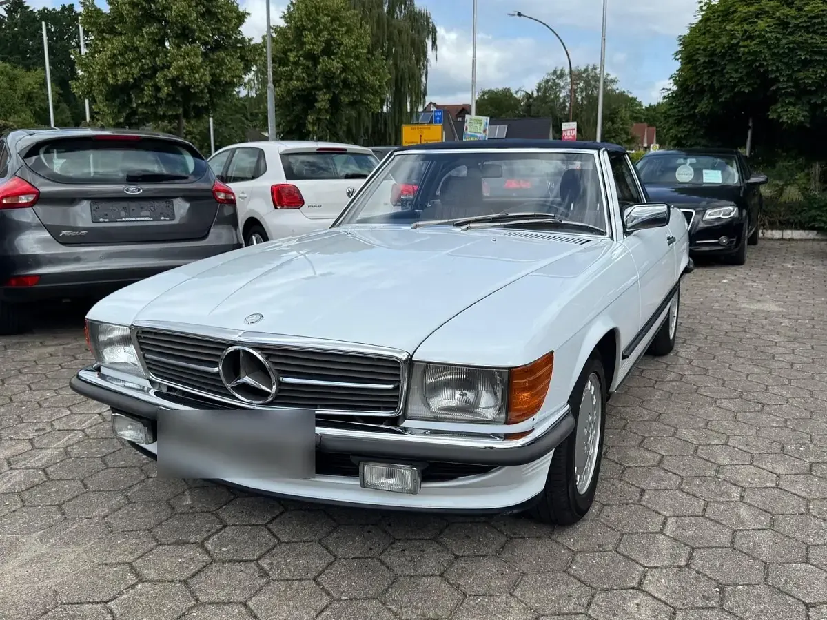 Gebraucht Mercedes SL300 180 PS (132 kW) 1986 Weiß Cabrio