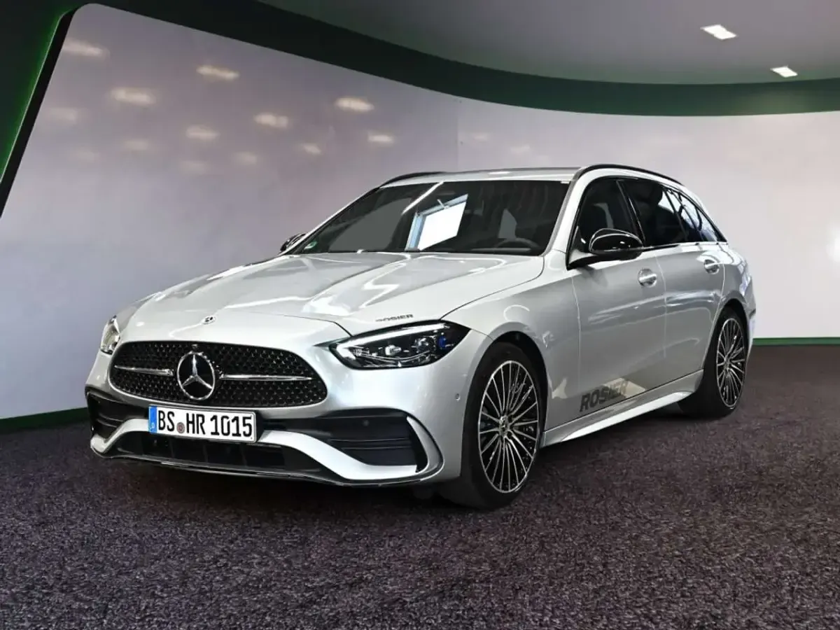 Gebraucht Mercedes C220 AMG line 197 PS (144 kW) 2026 Silber / hightechsilber Kombi