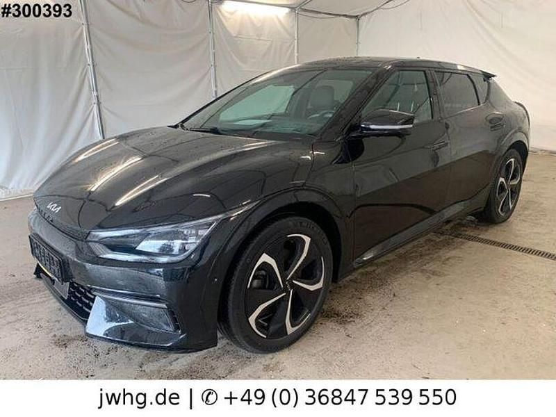 Aurora black (metallic) Gebraucht 2022 Kia EV6 GT-Line SUV | 27.750 € (Superpreis) - Bild 1/4