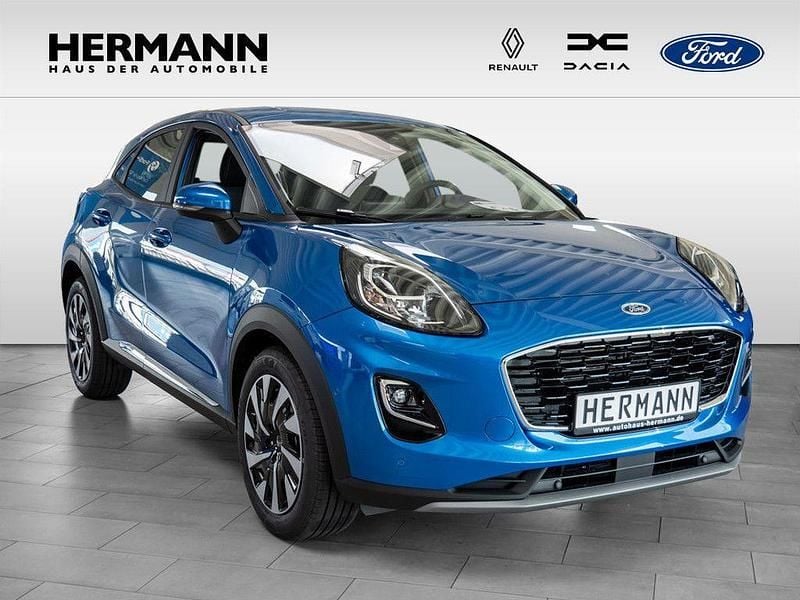 Dynamicblau metallic Gebraucht 2023 Ford Puma Gen-E Titanium SUV | 18.915 € (Guter Preis) - Bild 1/4