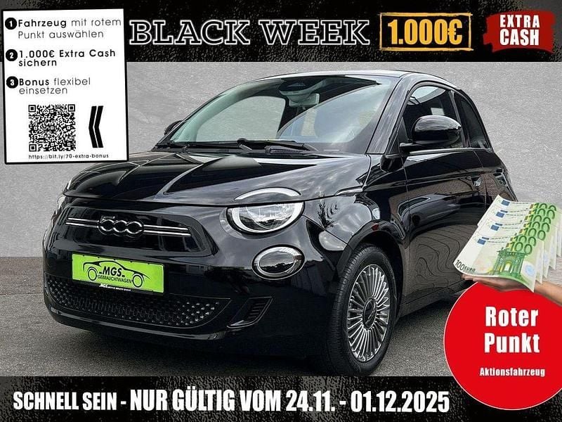 Onyx schwarz Gebraucht 2023 Fiat 500e Icon Kleinwagen | 15.290 € (Fairer Preis) - Bild 1/4