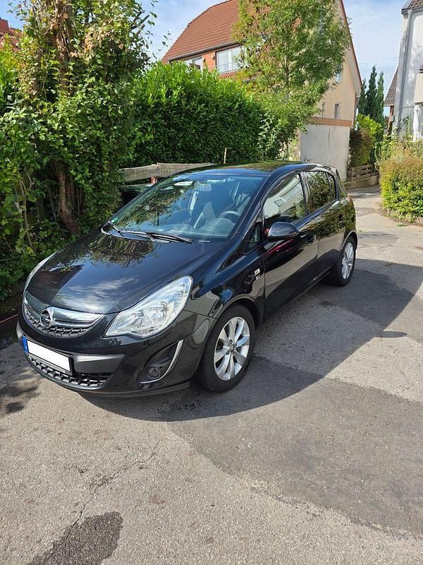 Gebraucht Opel Corsa Edition 87 PS (63 kW) 2012 Schwarz Kleinwagen