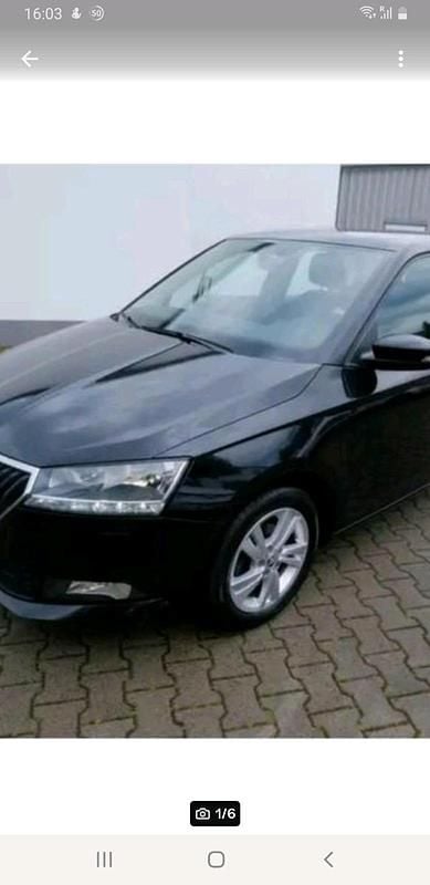 Schwarz Gebraucht 2021 Skoda Fabia Ambition Kleinwagen | 9.999 € (Superpreis) - Bild 1/4