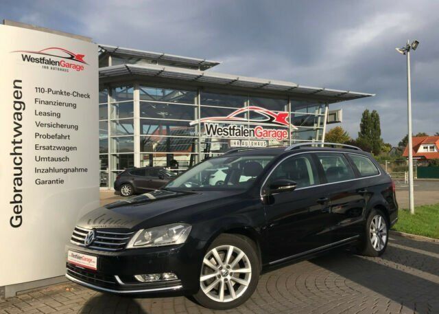 Schwarz Gebraucht 2012 VW Passat Highline Kombi | 12.790 € (Teuer) - Bild 1/4