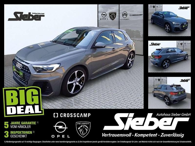 Chronosgrau metallic Gebraucht 2019 Audi A1 Sportback S-Line Kleinwagen | 17.600 € (Fairer Preis) - Bild 1/4