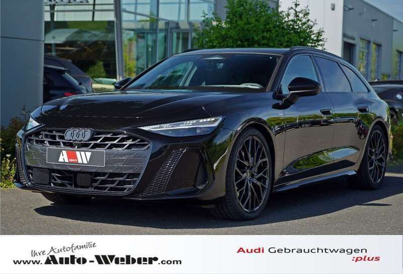 Mythosschwarz metallic Gebraucht 2025 Audi A6 S-Line Kombi | 89.900 € - Bild 1/4