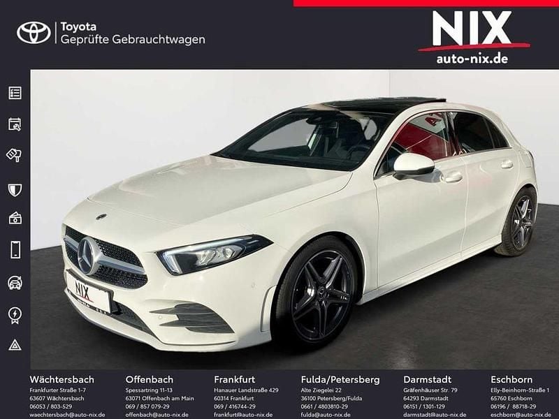Polarweiss unilack Gebraucht 2020 Mercedes A200 AMG line Limousine | 25.490 € (Fairer Preis) - Bild 1/4
