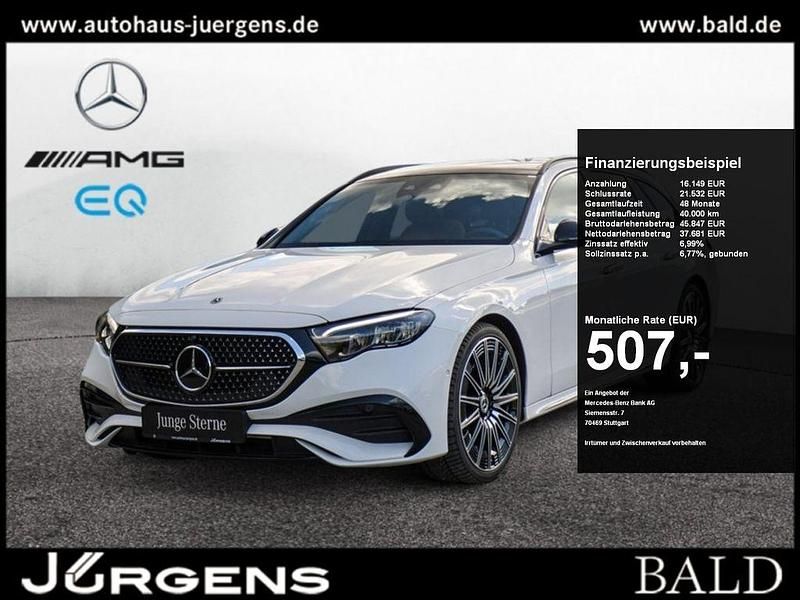 Weiß Gebraucht 2024 Mercedes E220 AMG Limousine | 51.580 € (Fairer Preis) - Bild 1/4
