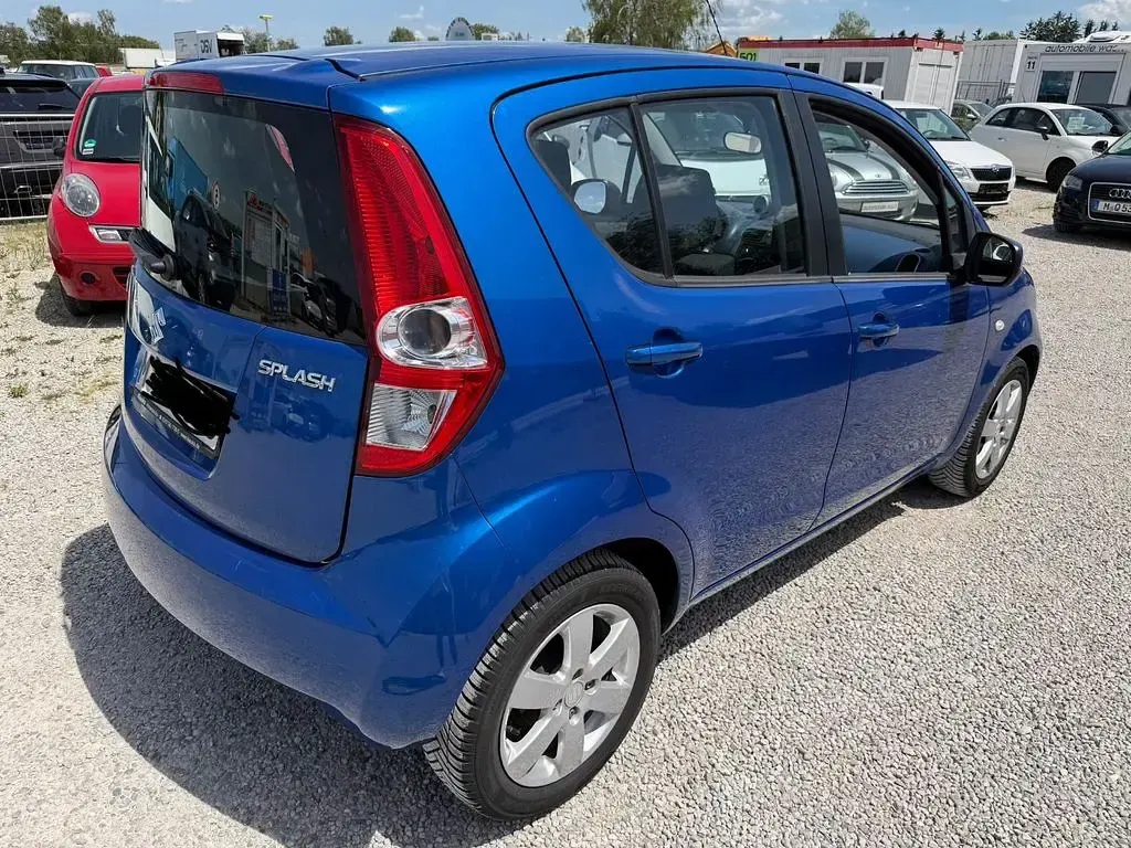 Gebraucht Suzuki Splash Basic 65 PS (47 kW) 2009 Blau Kleinwagen