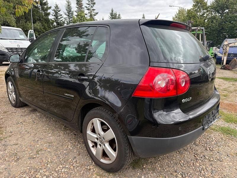 Schwarz Gebraucht 2008 VW Golf V United Limousine | 1.900 € (Superpreis) - Bild 1/4