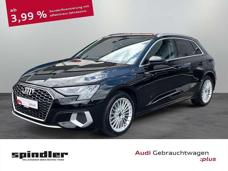 Mythosschwarz metallic Gebraucht 2024 Audi A3 Advanced Plus Limousine | 29.680 € (Guter Preis) - Bild 1/4
