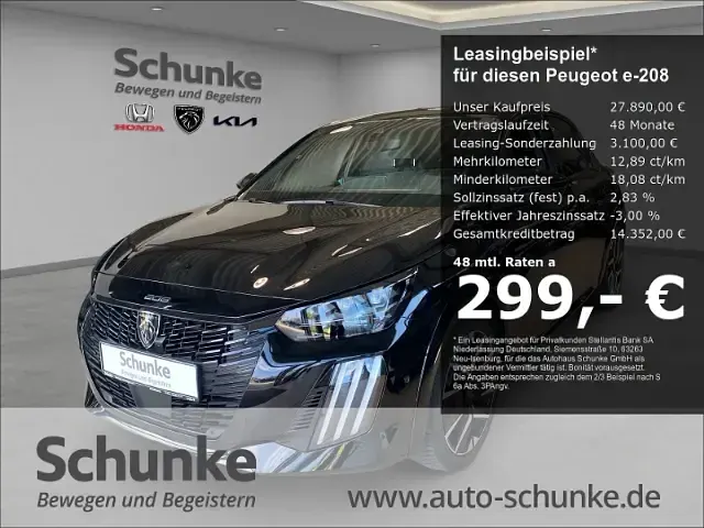 Gebraucht Peugeot e-208 GT 100 kW (136 PS) 2025 Kleinwagen