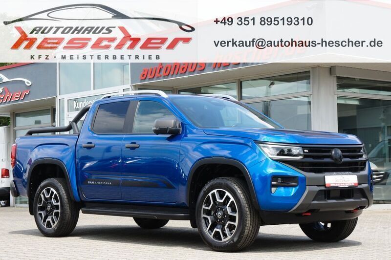Bright blue metallic (metallic) Gebraucht 2023 VW Amarok PanAmericana Abholung | 48.980 € (Superpreis) - Bild 1/4