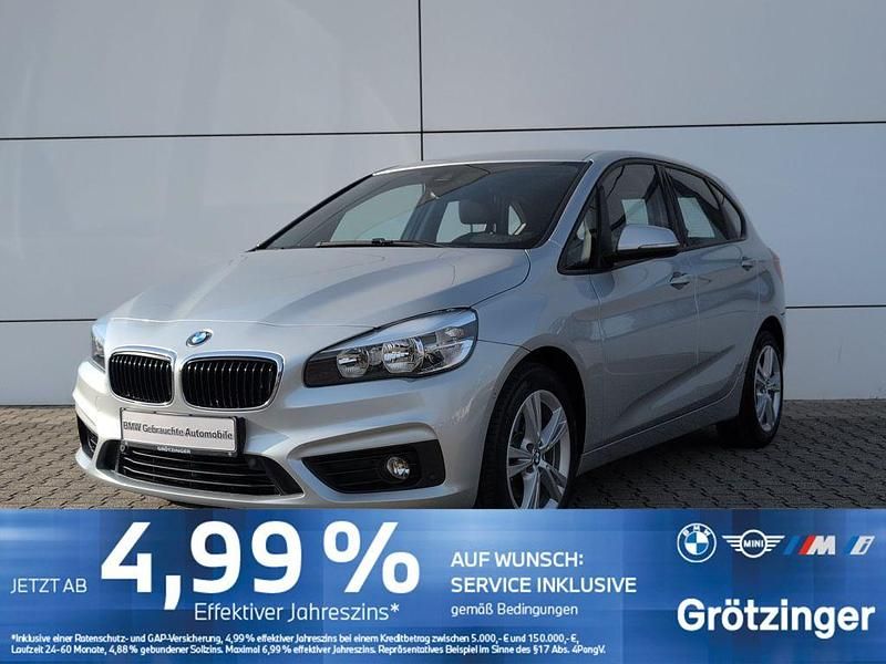 Gebraucht BMW 218 Active Tourer Sport Line 136 PS (100 kW) 2017 Silber Van / Kleinbus