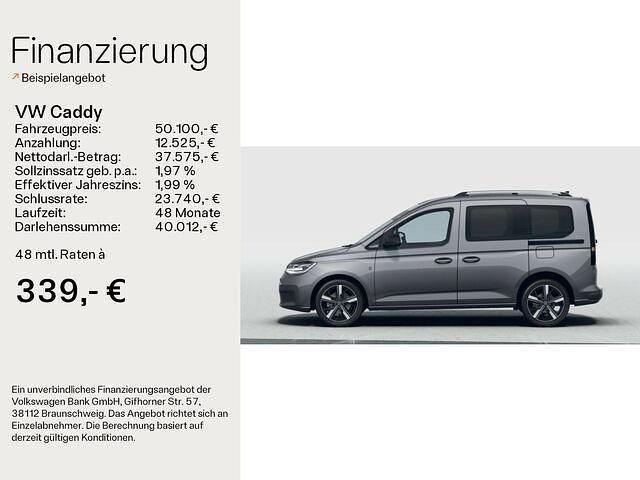 Używany VW Caddy Goal 122 KM (89 kW) 2022 Szary Minivan
