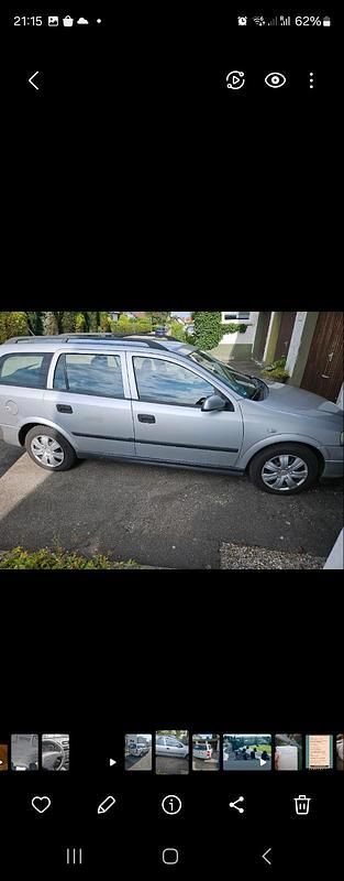 Gebraucht Opel Astra 87 PS (63 kW) 2003 Silber Kombi