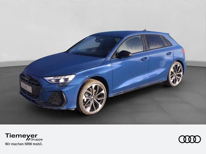 Blau Neu 2025 Audi A3 Sportback S-Line Limousine | 47.440 € - Bild 1/4