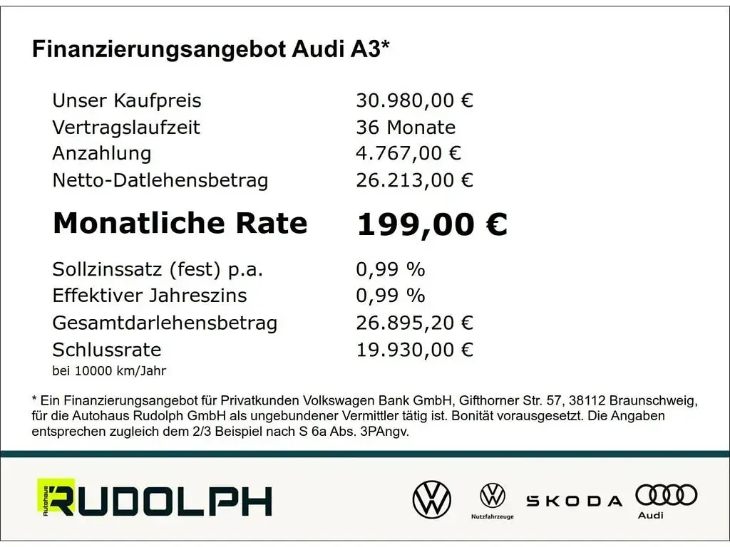 Gebraucht Audi A3 Ambiente 116 PS (85 kW) 2025 Grau Limousine