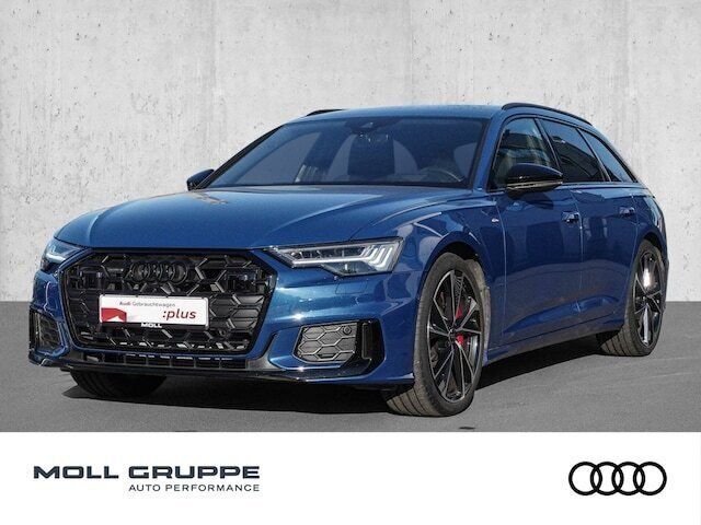 Ascariblau metallic Gebraucht 2024 Audi A6 S-Line Kombi | 61.970 € - Bild 1/4