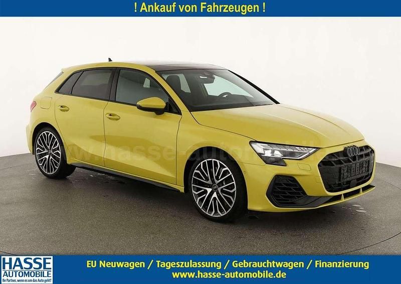 Pythongelb metallic Neu 2025 Audi S3 Limousine | 50.495 € (Superpreis) - Bild 1/4