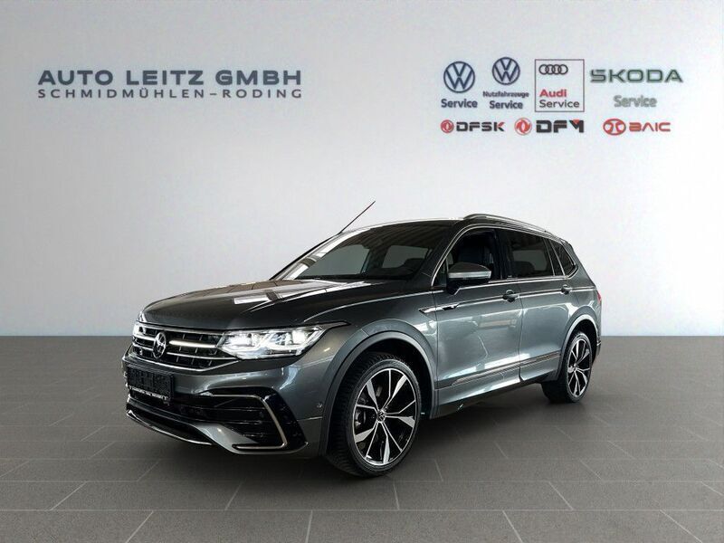 Grau platinum grey Gebraucht 2024 VW Tiguan Allspace R-line SUV | 45.440 € (Etwas zu teuer) - Bild 1/4