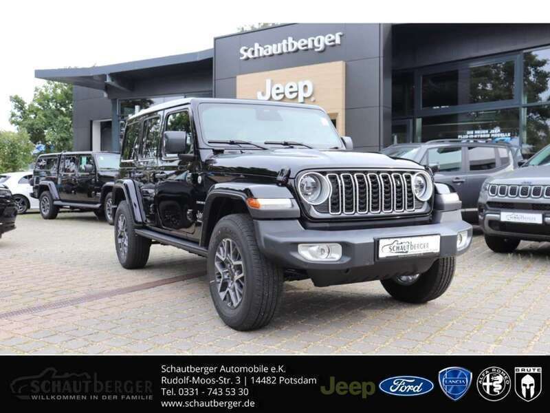Schwarz Gebraucht 2024 Jeep Wrangler Sahara SUV | 58.490 € (Superpreis) - Bild 1/4