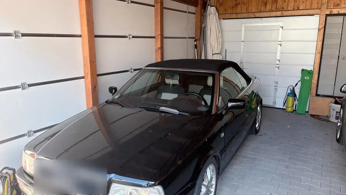 Usata Audi 80 150 CV (110 kW) 1997 Nero Cabrio