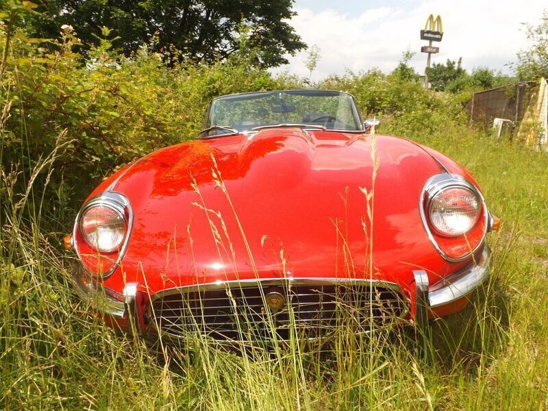 Usata Jaguar E-Type 268 CV (197 kW) 1973 Rosso Cabrio