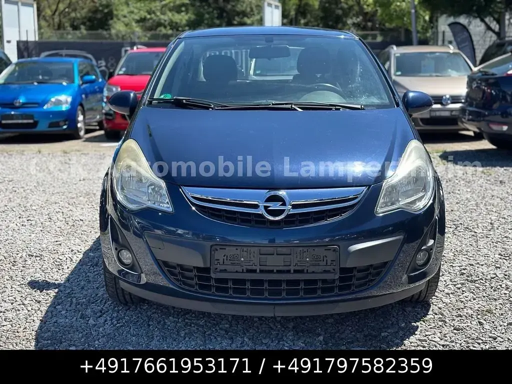Gebraucht Opel Corsa 86 PS (63 kW) 2012 Blau Kleinwagen