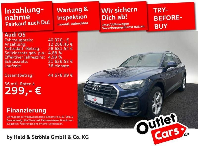 Gebraucht Audi Q5 204 PS (150 kW) 2023 Navarrablau metallic SUV