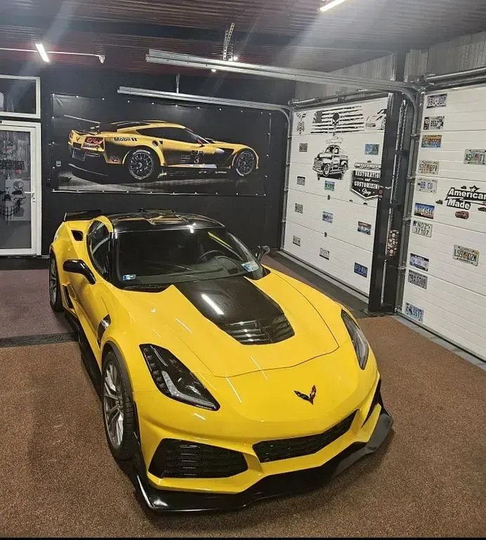 Second-hand Corvette Z06 659 CP (484 kW) 2016 Galben Cabrio
