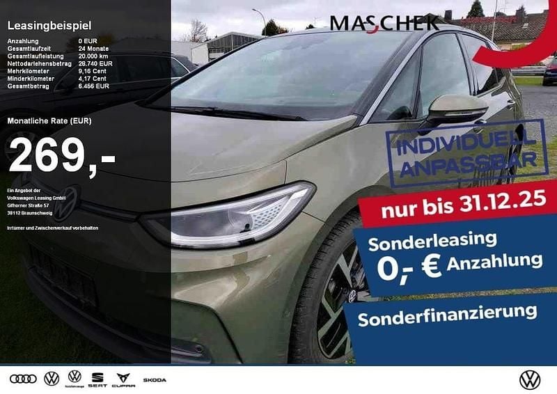 Schwarz Gebraucht 2023 VW ID.3 Pro Kleinwagen | 28.740 € (Guter Preis) - Bild 1/4