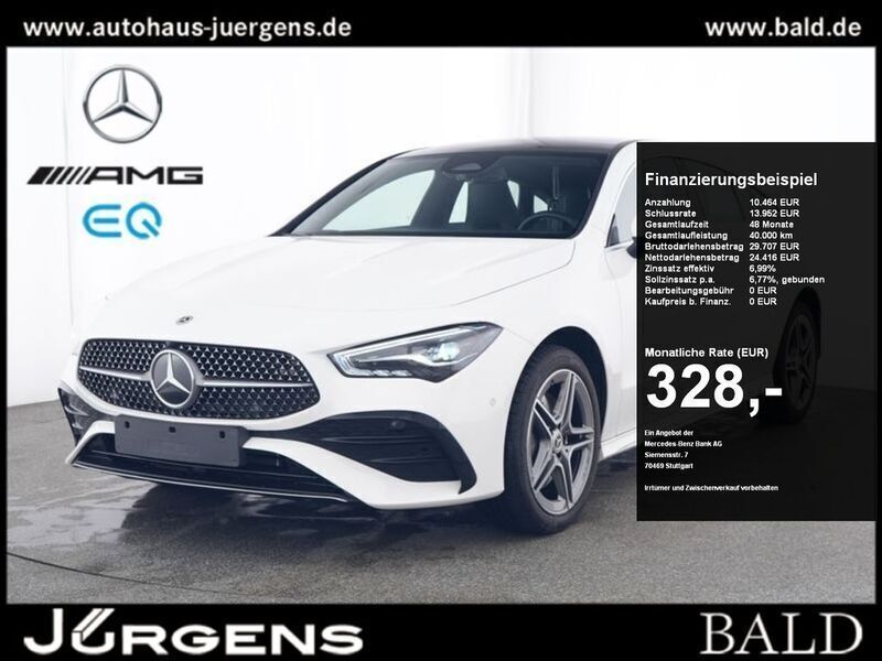 Unilack polarweiss Gebraucht 2023 Mercedes CLA250e Shooting Brake AMG Kombi | 35.290 € (Etwas zu teuer) - Bild 1/4