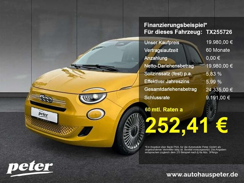 Sun of italy gelb Neu 2026 Fiat 500 Kleinwagen | 19.980 € (Guter Preis) - Bild 1/4