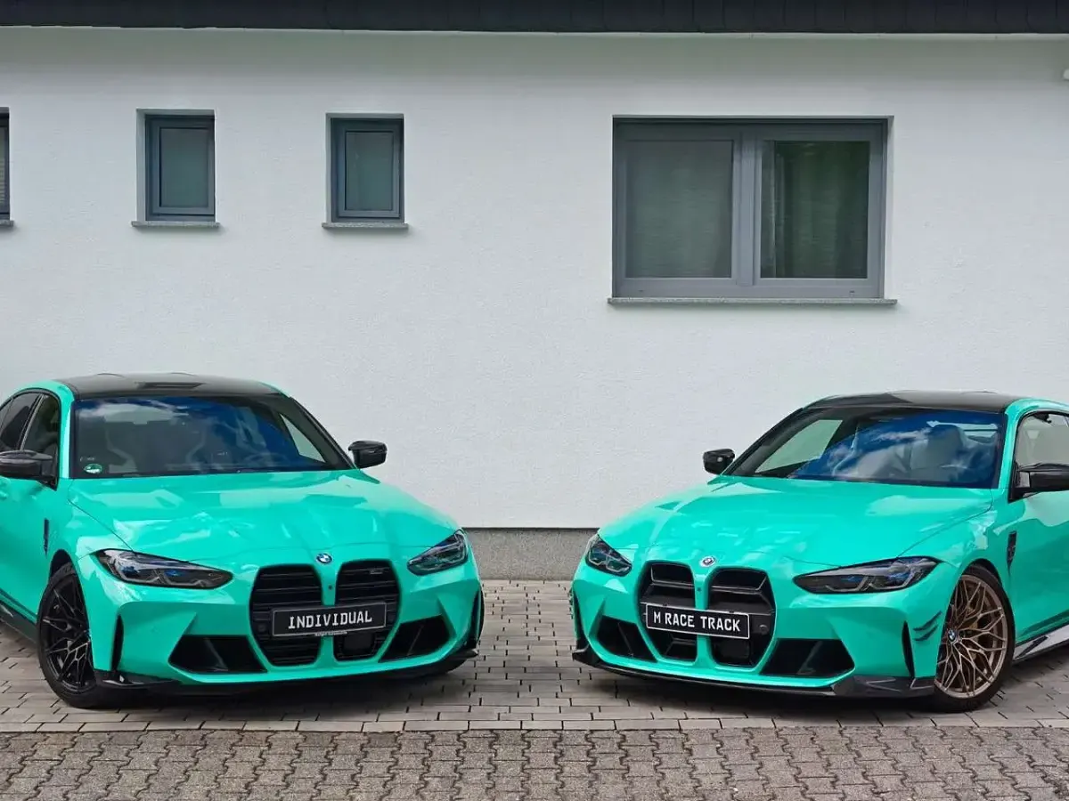 Gebraucht BMW M4 Competition Edition 610 PS (448 kW) 2021 Individual mintgrün Coupé
