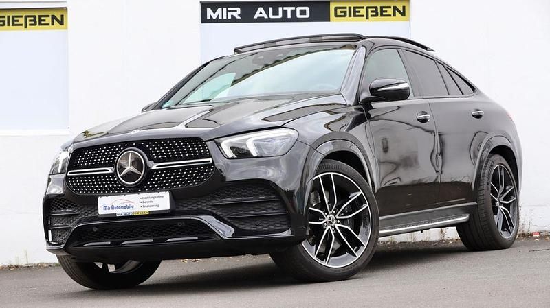 Obsidianschwarz Gebraucht 2022 Mercedes GLE400 AMG line Coupé | 79.980 € (Teuer) - Bild 1/4