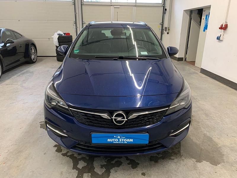 Gebraucht Opel Astra Edition 122 PS (89 kW) 2021 Nautic blau Kombi