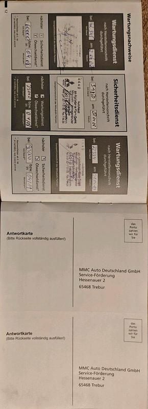 Gebraucht Mitsubishi Space Star 82 PS (60 kW) 2001 Blau Van / Kleinbus