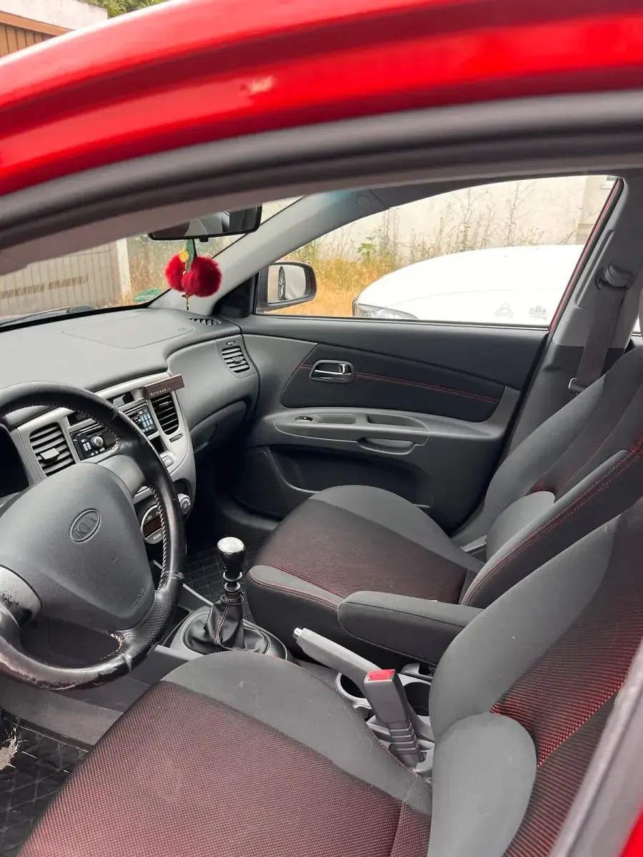 Gebraucht Kia Rio 2007 Rot Kleinwagen