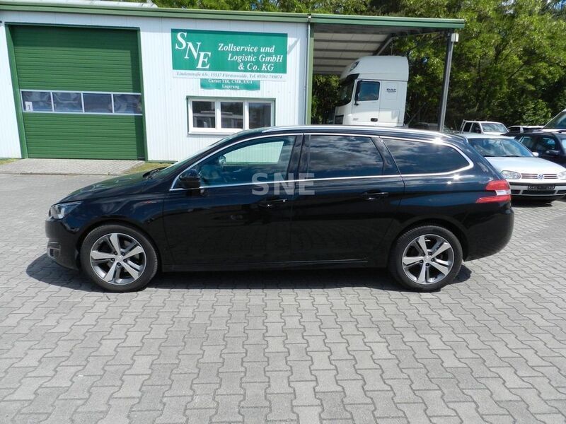 Schwarz Gebraucht 2016 Peugeot 308 Allure GT-Line Kombi | 8.590 € (Guter Preis) - Bild 1/4