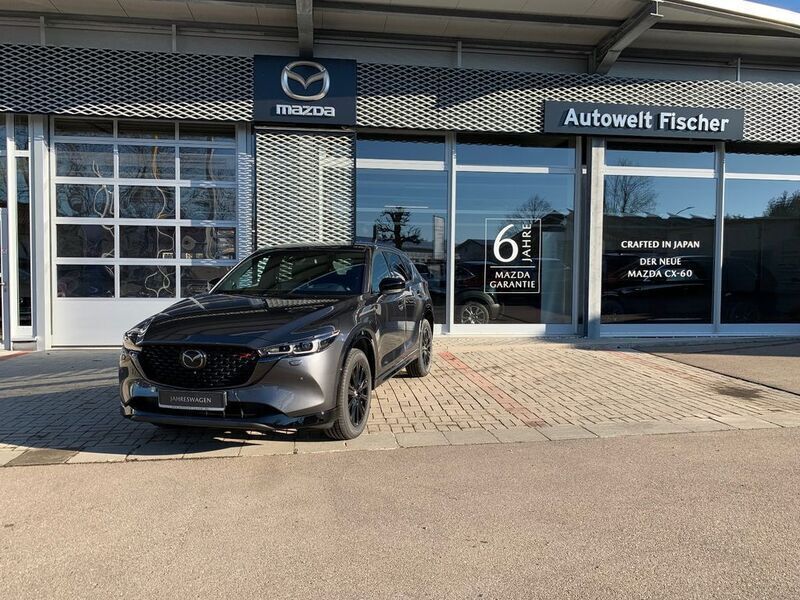 Grau Gebraucht 2024 Mazda CX-5 Homura-Line SUV | 34.890 € (Guter Preis) - Bild 1/4