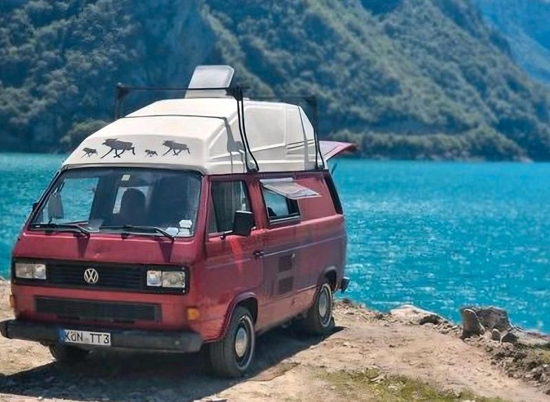Rot Gebraucht 1989 VW T3 Van | 12.400 € - Bild 1/4
