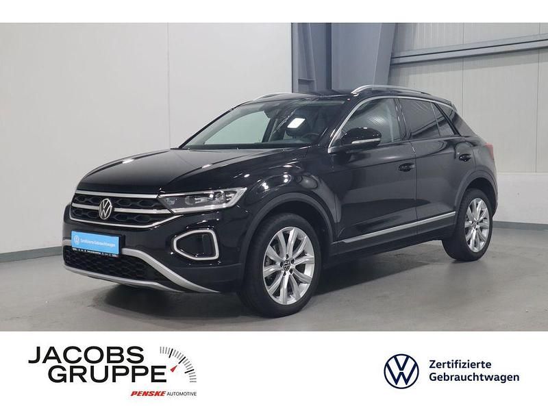 Schwarz Gebraucht 2022 VW T-Roc Style SUV | 25.270 € (Fairer Preis) - Bild 1/3