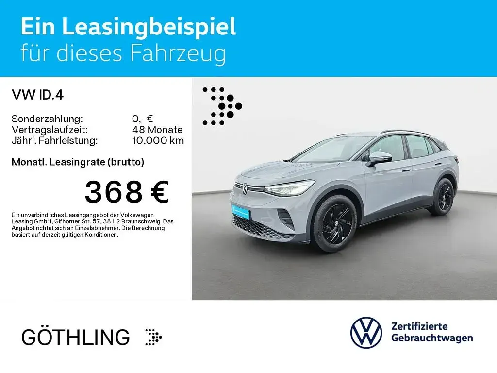 Brugt VW ID.4 Pure 108 kW (148 HK) 2022 Grå SUV