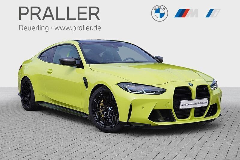 M sao paulo gelb uni Gebraucht 2023 BMW M4 Competition Edition Coupé | 84.900 € (Fairer Preis) - Bild 1/4