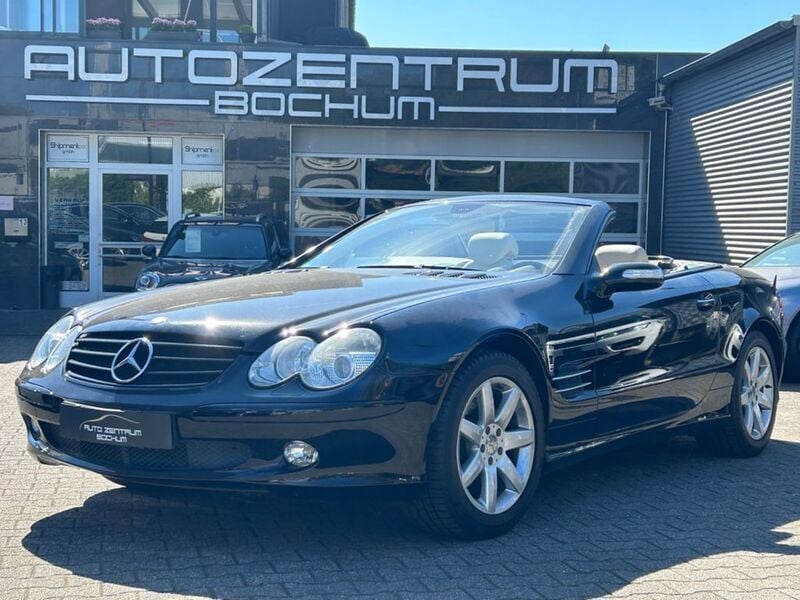 Schwarz Gebraucht 2005 Mercedes SL350 Sport Cabrio | 16.471 € (Superpreis) - Bild 1/4
